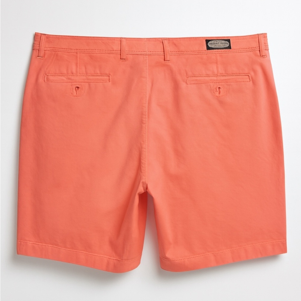 Vineyard Vines Men's Salmon Flat Front Shorts - Picture 3 of 4